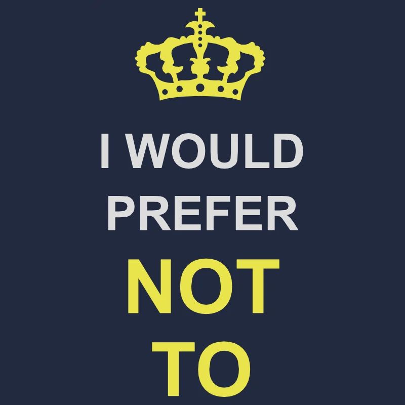 I prefer not to