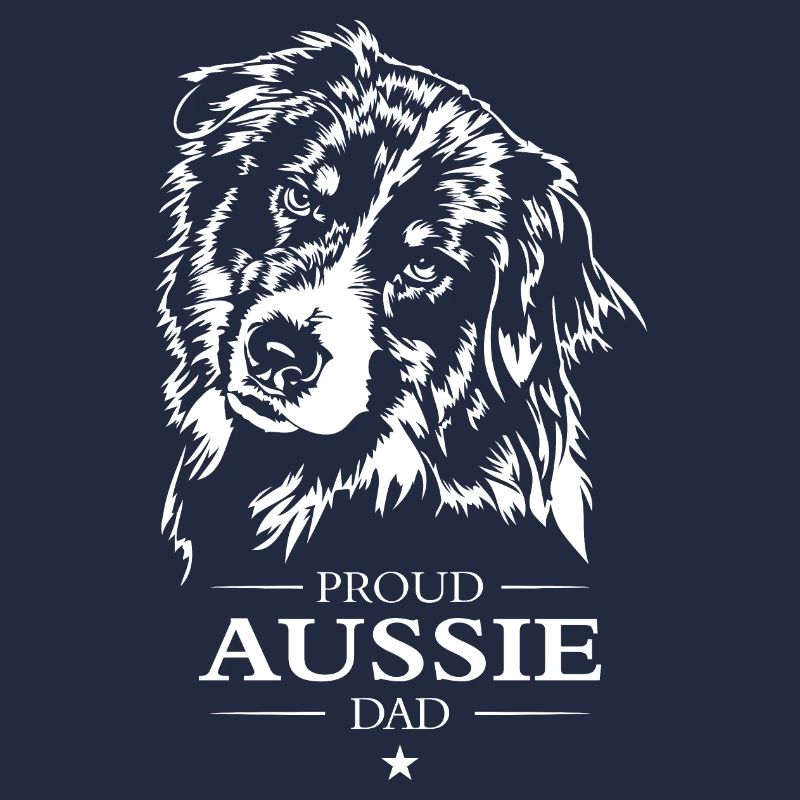 Aussie Dad Australian Shepherd Hunde Hund Wilsigns