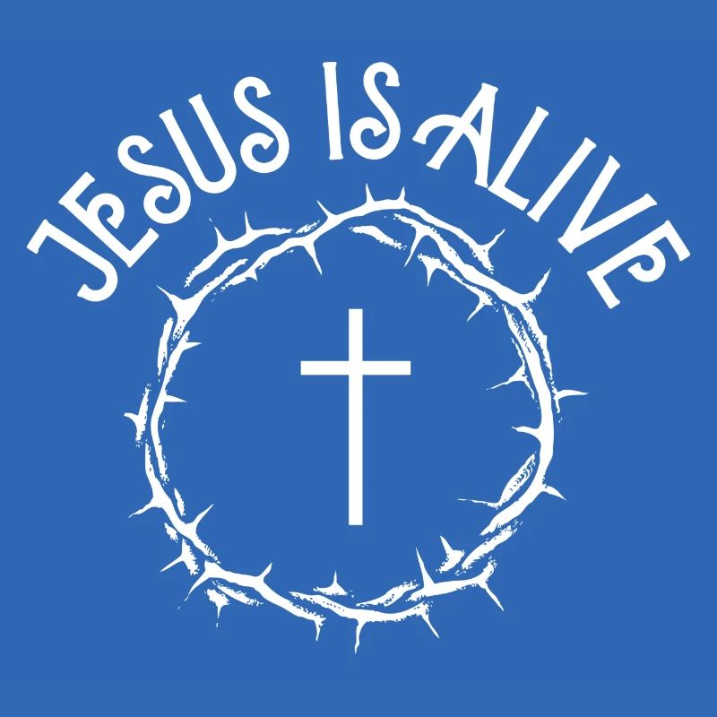 Jesus is alive white