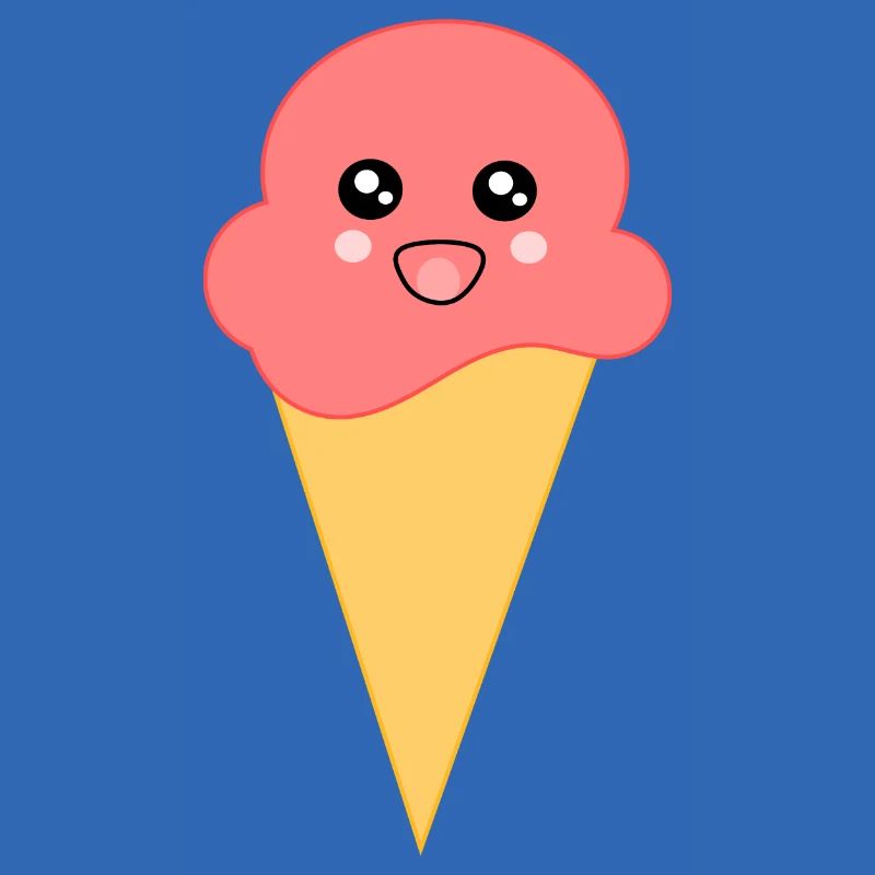 Eis Eiscreme Erdbeereis