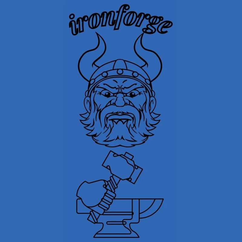 ironforge Text schwarz