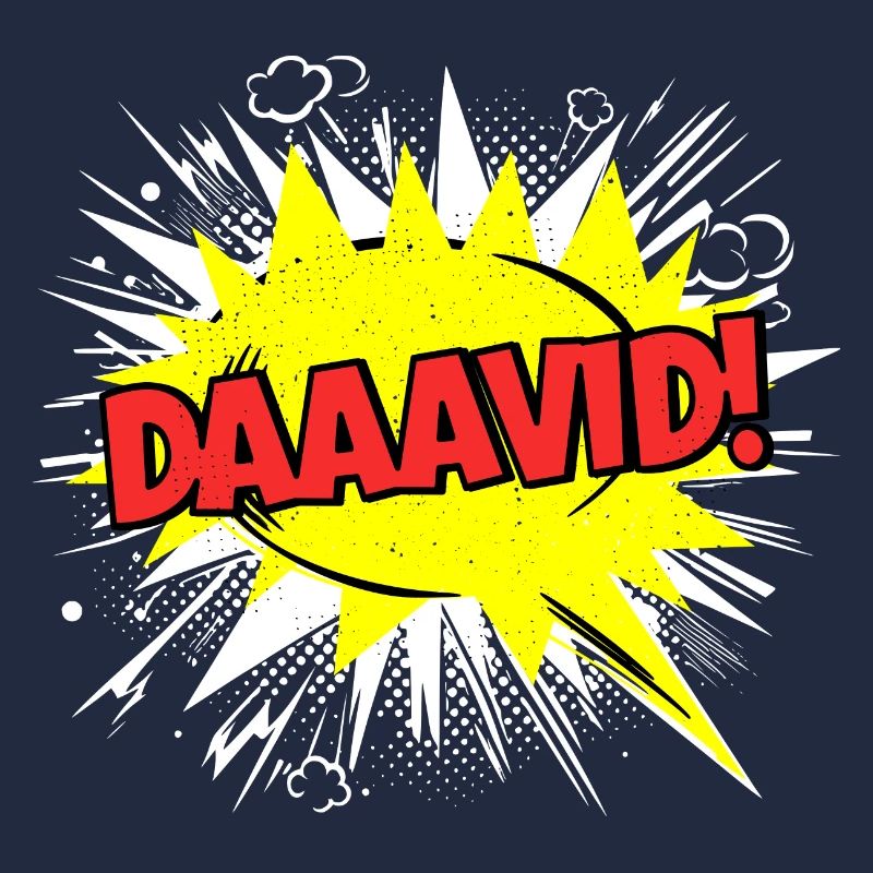 David Name Funny Speech Bubble Daaavid!