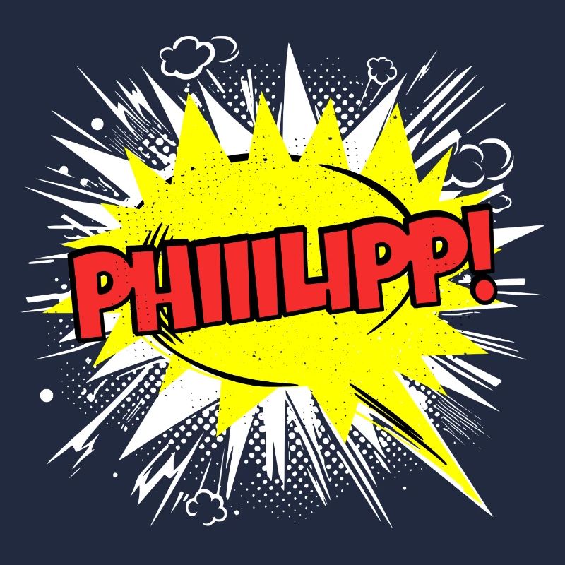Philipp Name Funny Speech Bubble Phiiilipp!