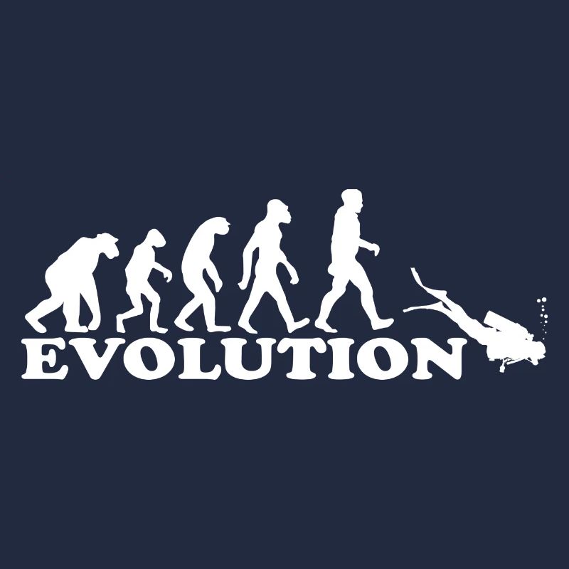 Evolution Diving Diver Diving Gift Idea