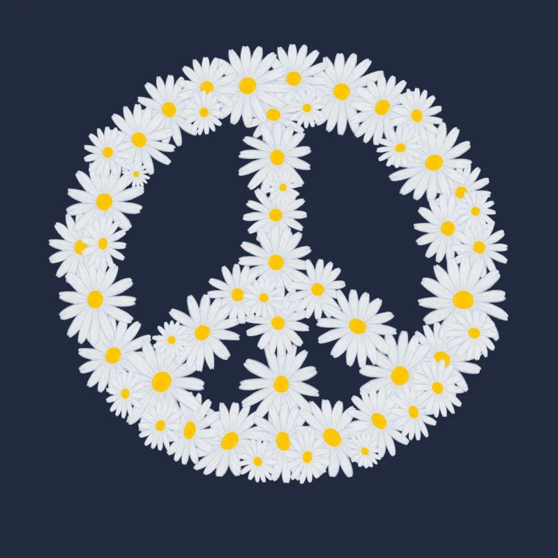 Gänseblümchen-Friedenszeichen