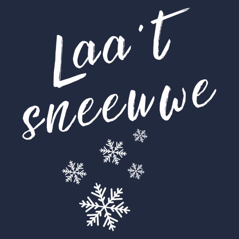 Antwerpener Dialekthemden. Schneit nicht