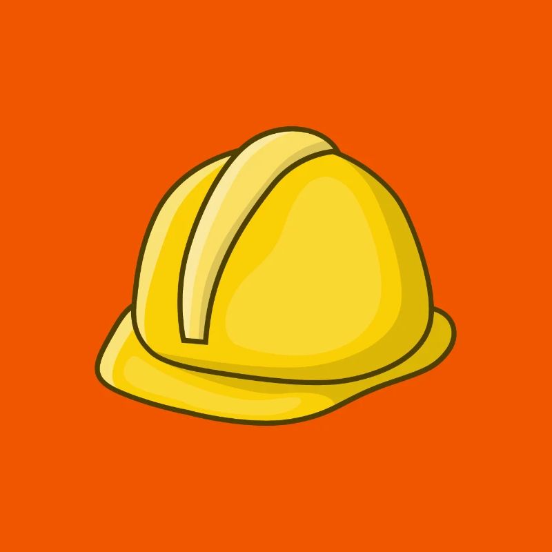 Bauarbeiterhelm Bauarbeiter Handwerker