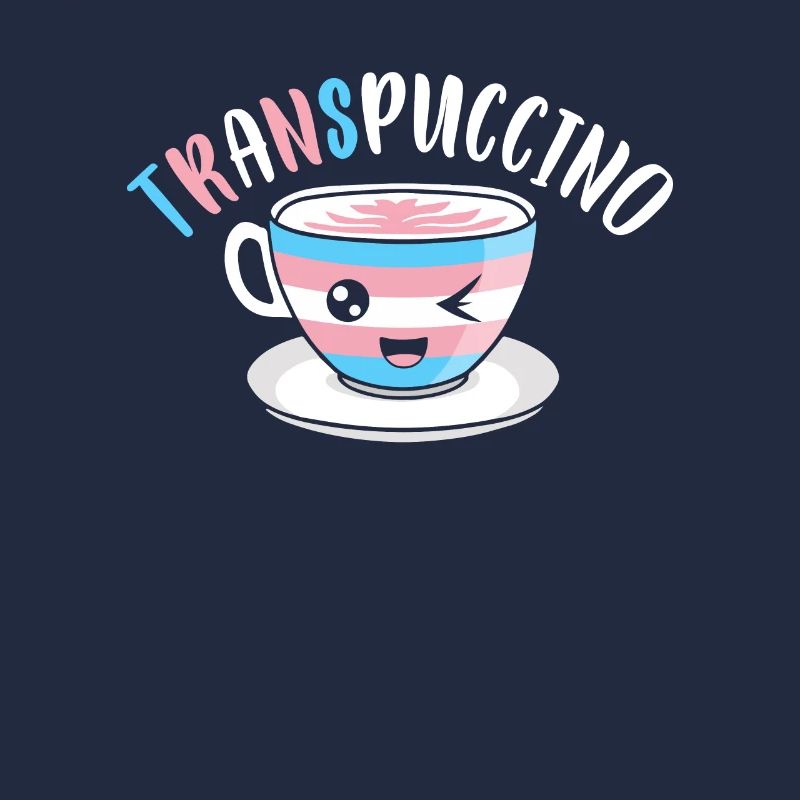 Cappuccino Trans Drapeau Trans Café