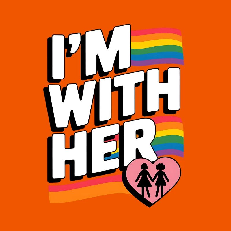 ICH BIN BEI IHR Pride Regenbogen