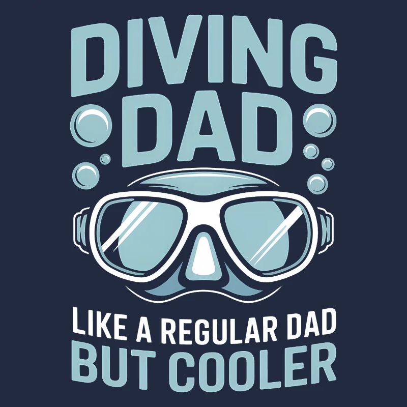Plongée Dire Papa Drôle Cadeau de Plongée