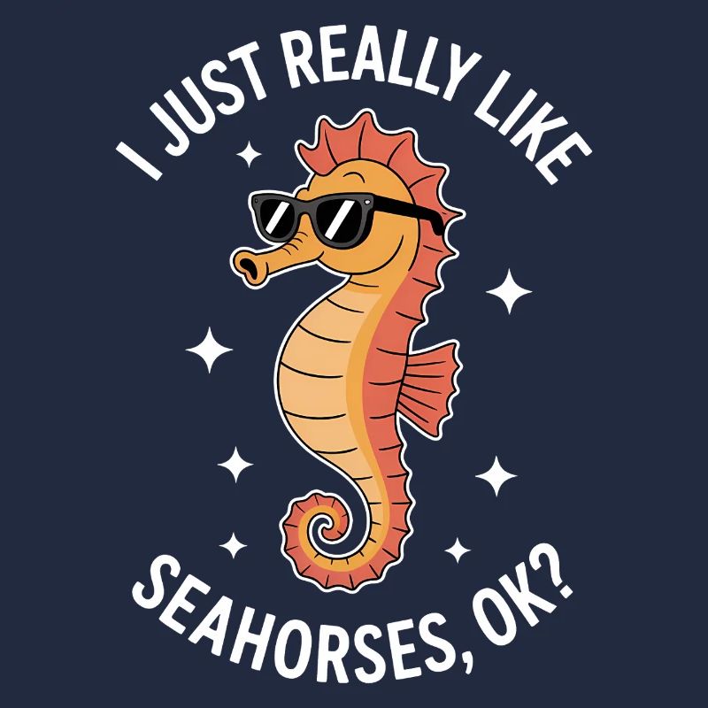 Hippocampe qui dit un drôle d’hippocampe Cadeau