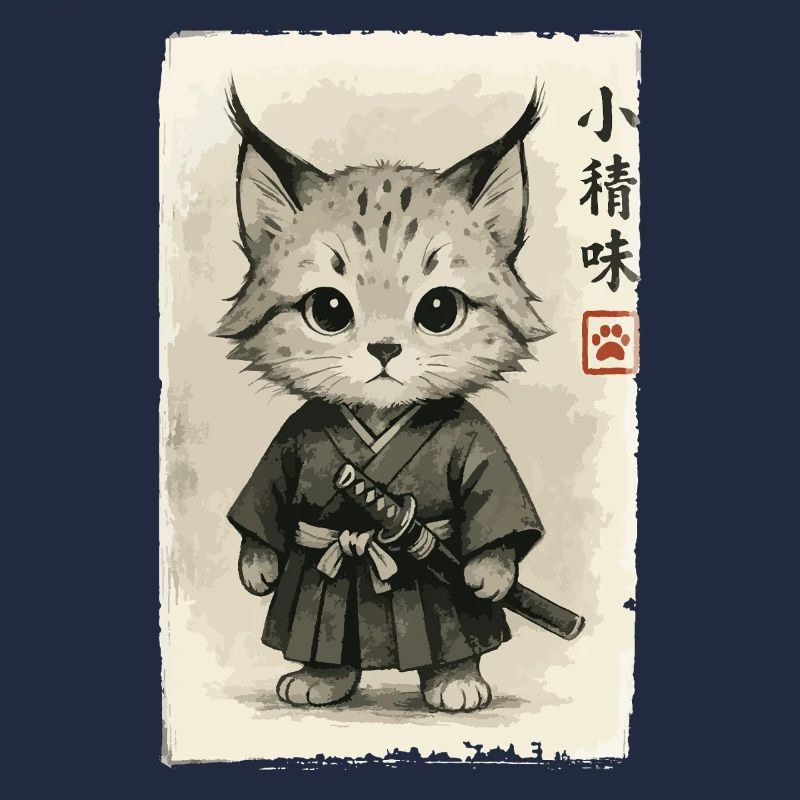 Katzen Samurai 