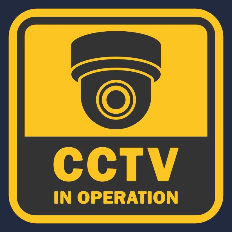Security cameras in use symbol icon. Fixed CCTV ca