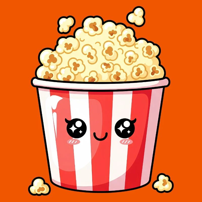 Seau à pop-corn Kawaii