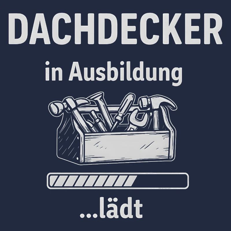 Dachdecker in Ausbildung lädt