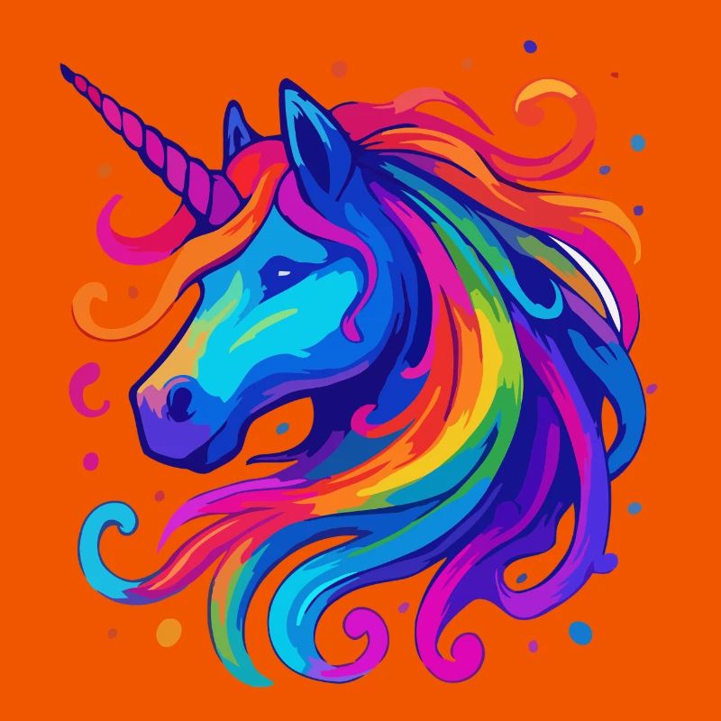 Regenbogen Einhorn