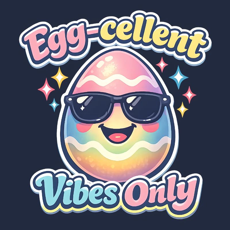 Egg Cellent Vibes Only Easter Easter Egg