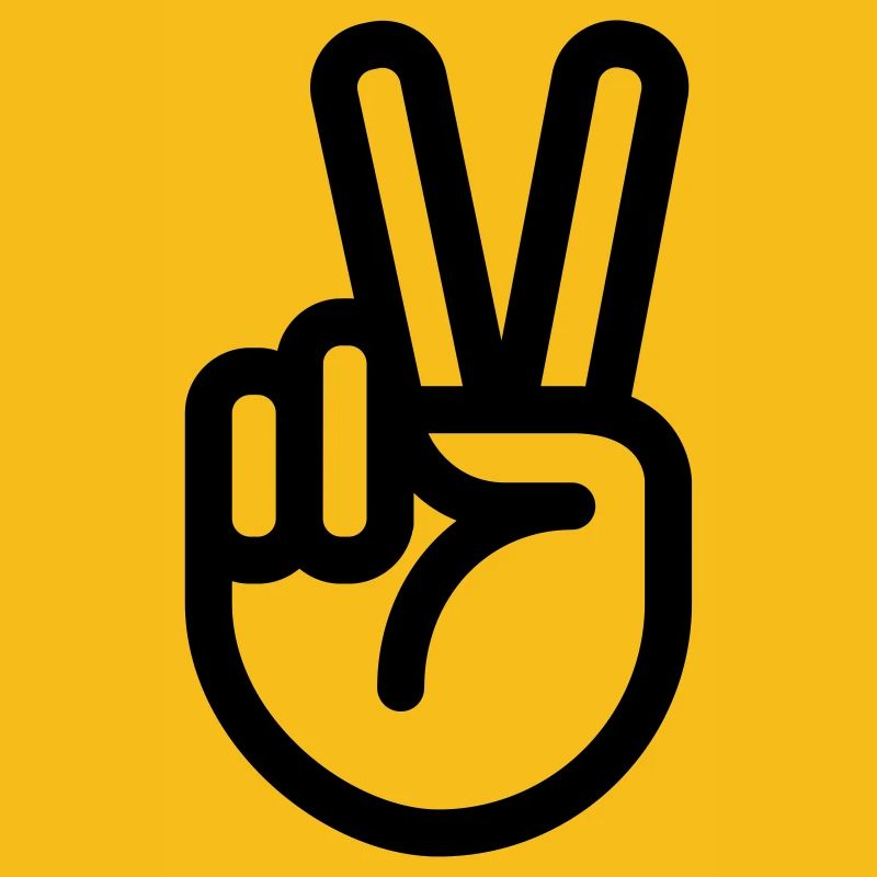 Finger - Geste de la main de la paix