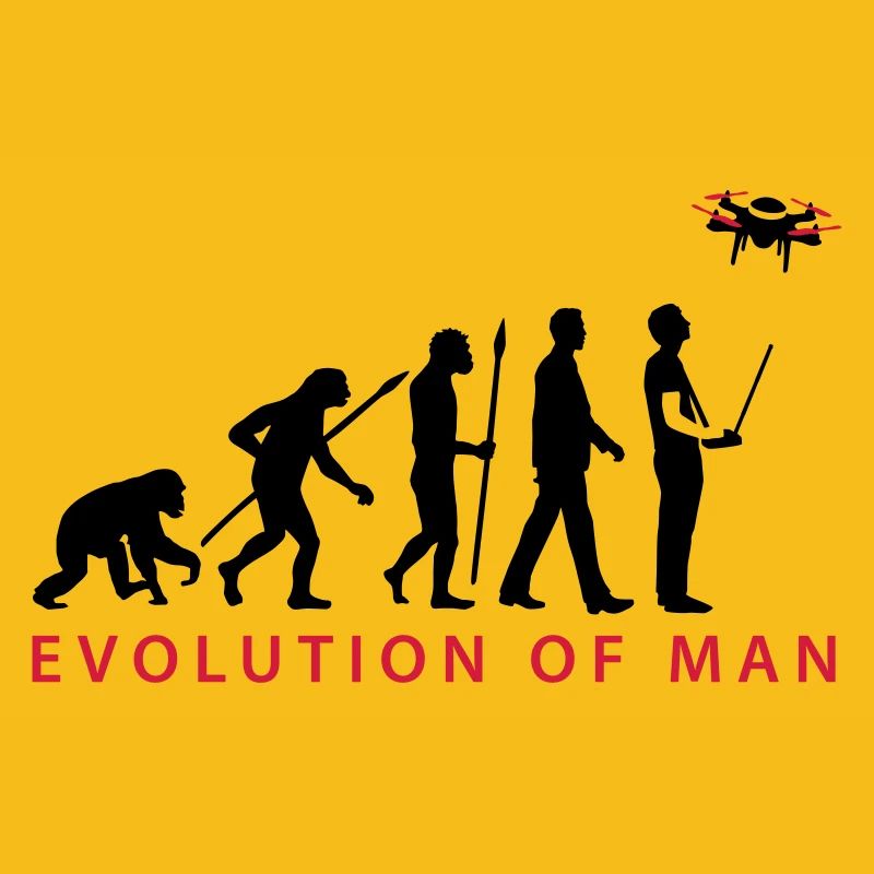 Evolution Modellflieger Drohne 4 Propeller