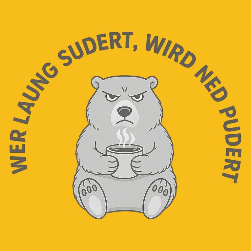 Wer laung sudert, wird ned pudert – Grumpy Coffee