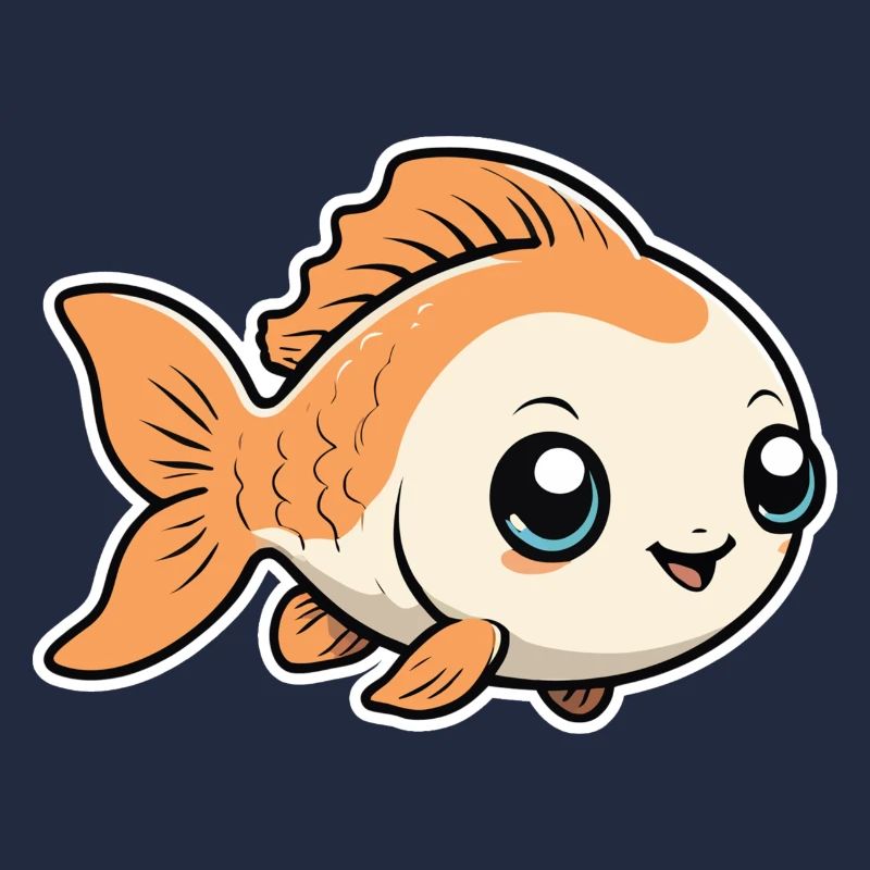Petit Mignon Bébé Poisson Poisson
