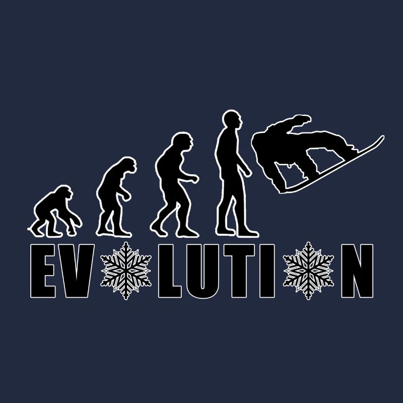 EVOLUTION SNOWBOARD Schnee Winter Geschenk
