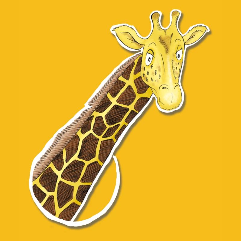 the looking giraffe