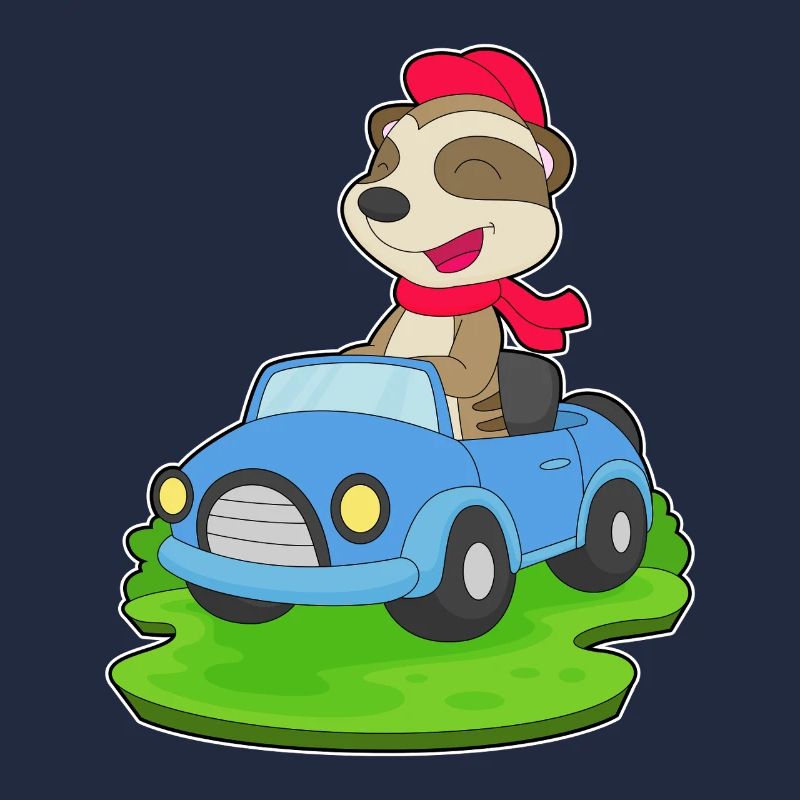 Erdmännchen Auto