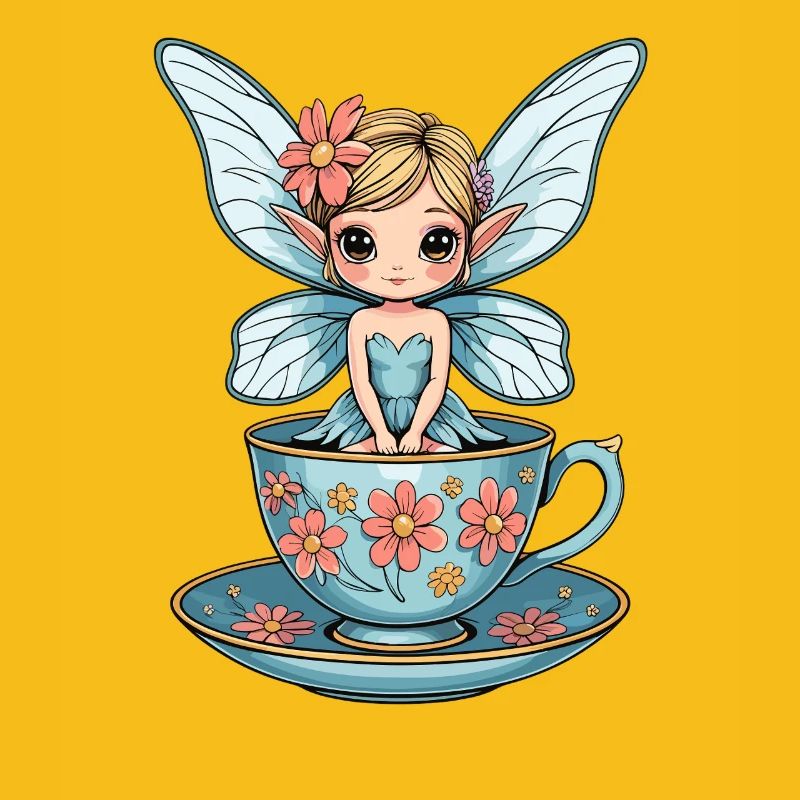 Blumenfee im Teacup