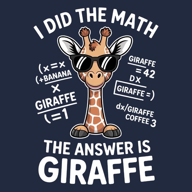 Don drôle de maths Dictons, Girafe