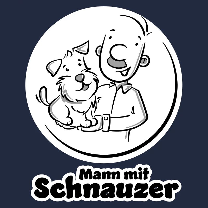 Mann mit Schnauzer (Oberlippenbart)