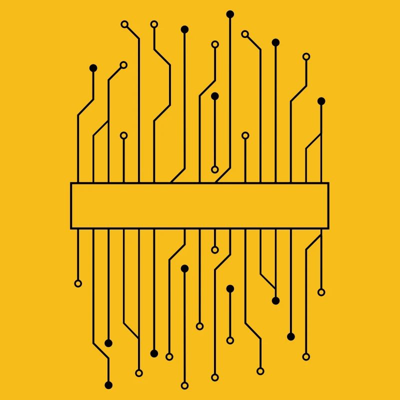 shield frame text circuit wire data microch