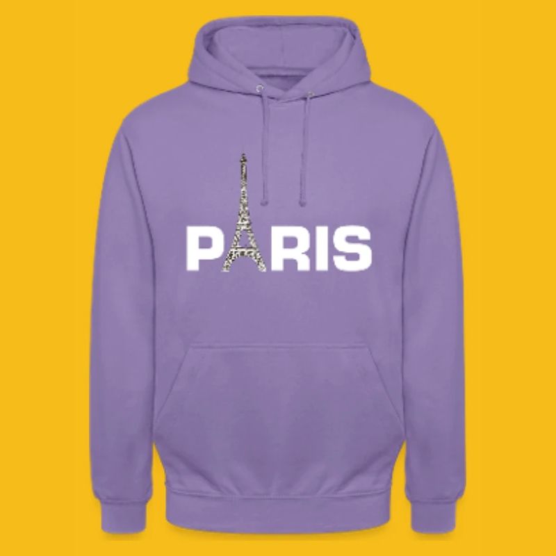 Paris Sweat à capuche avec Tour Eiffel