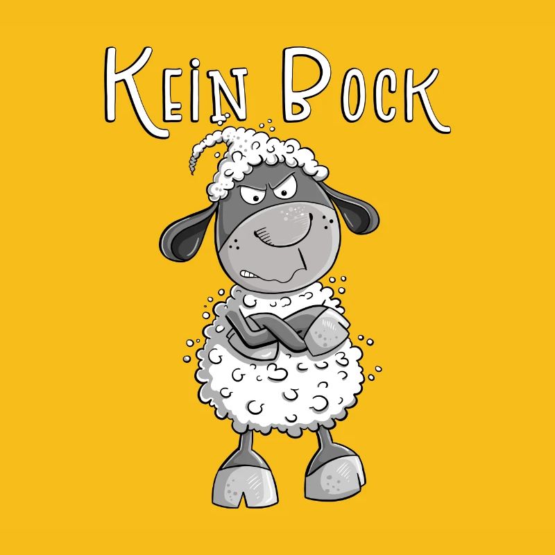 Kein Bock Schaf I Nein Statement Fun Sprüche