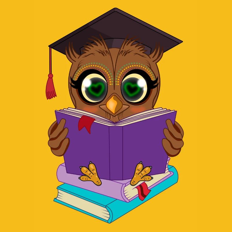 Büchereule Leseeule
