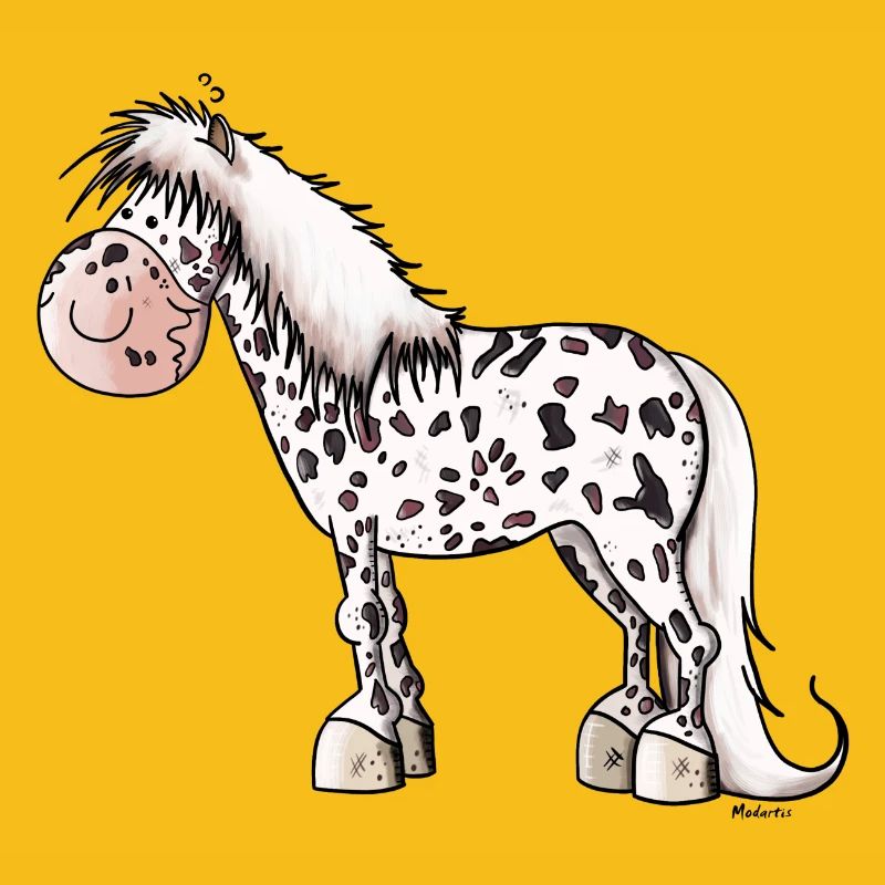 Robe tachetée du cheval