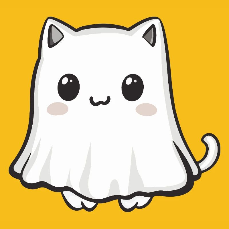 Cat Halloween Ghost