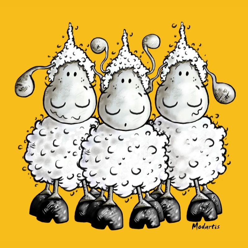 "Mc Wolle Schafe" - Sheep - Schaf