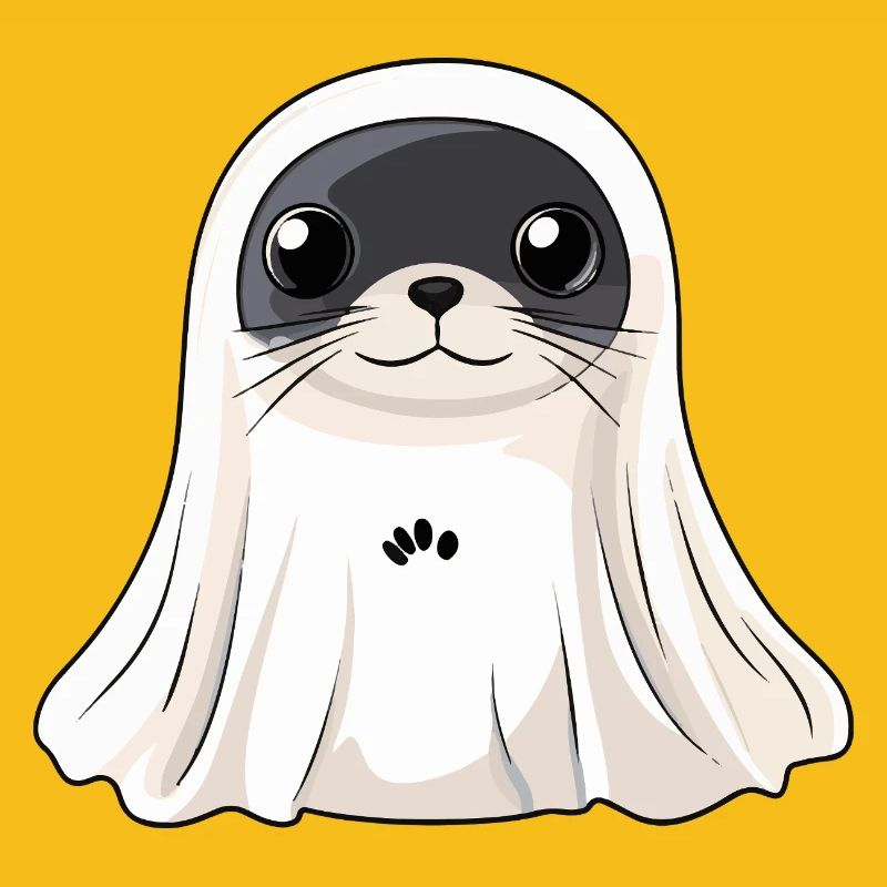 Robbe Tier Halloween Geist