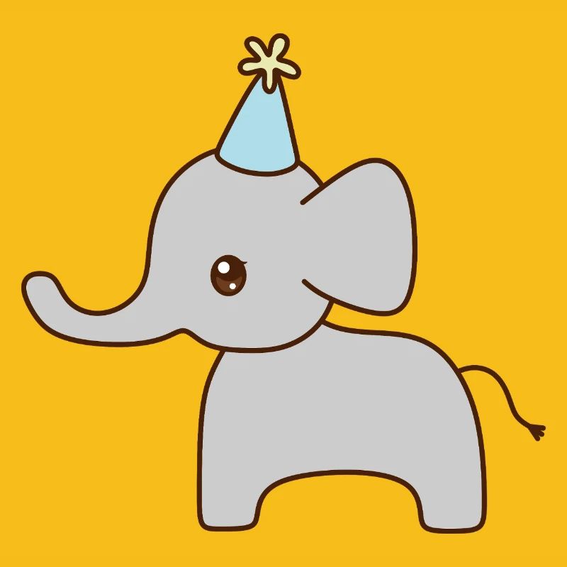 Elefant Party Hut