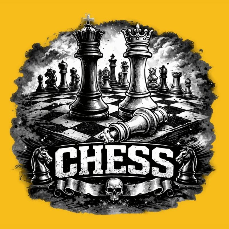 Chess Power – King & Queen in Battle