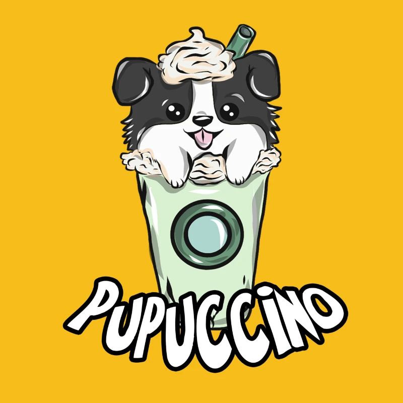Hund Kaffe Cappuccino