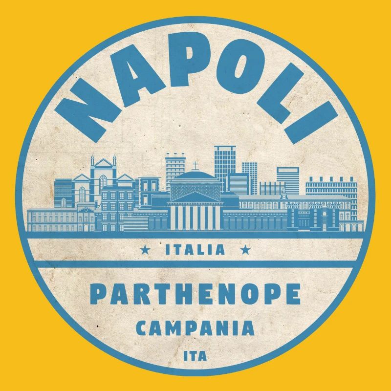 Napoli Skyline Abzeichen