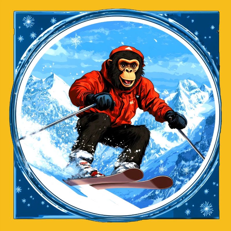 Ski Affe