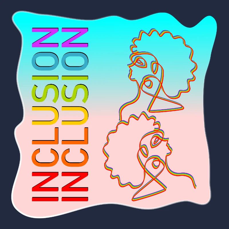 INCLUSION DIVERSITY LINE ART