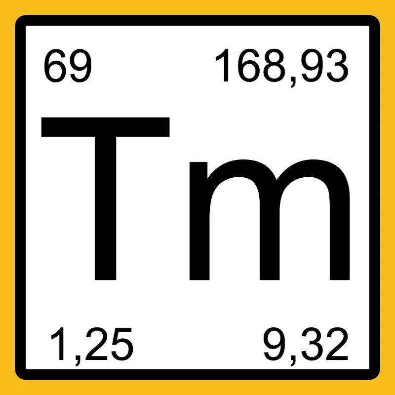 Conception des éléments de thulium