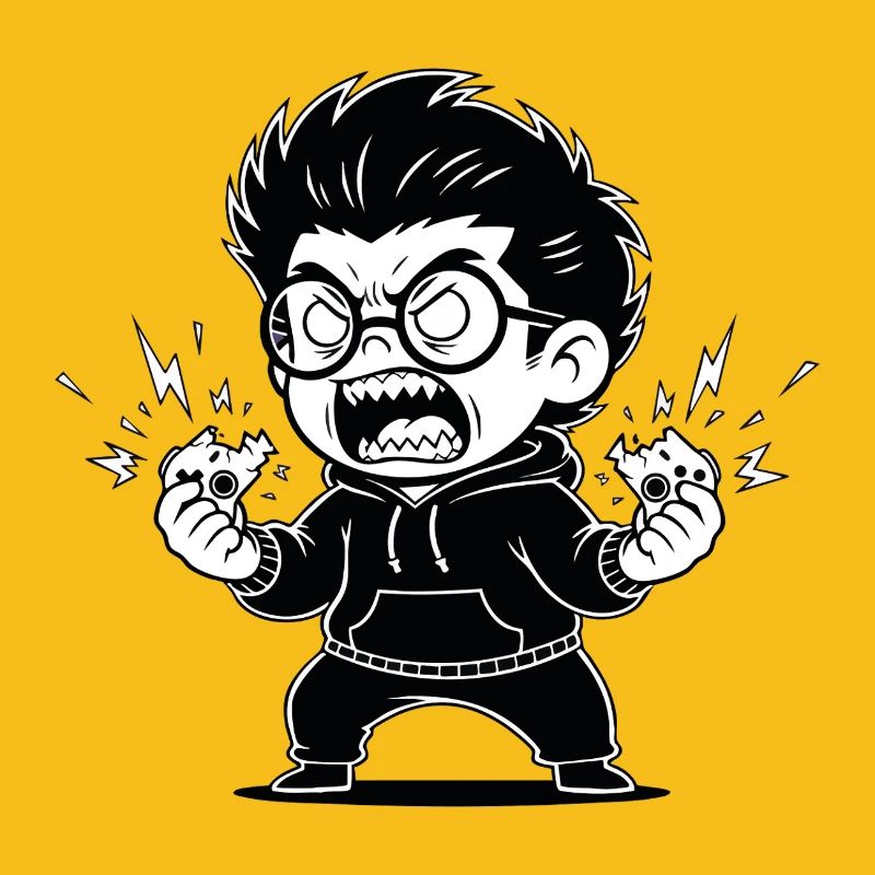 Gamer Anger Controller Broken Rage