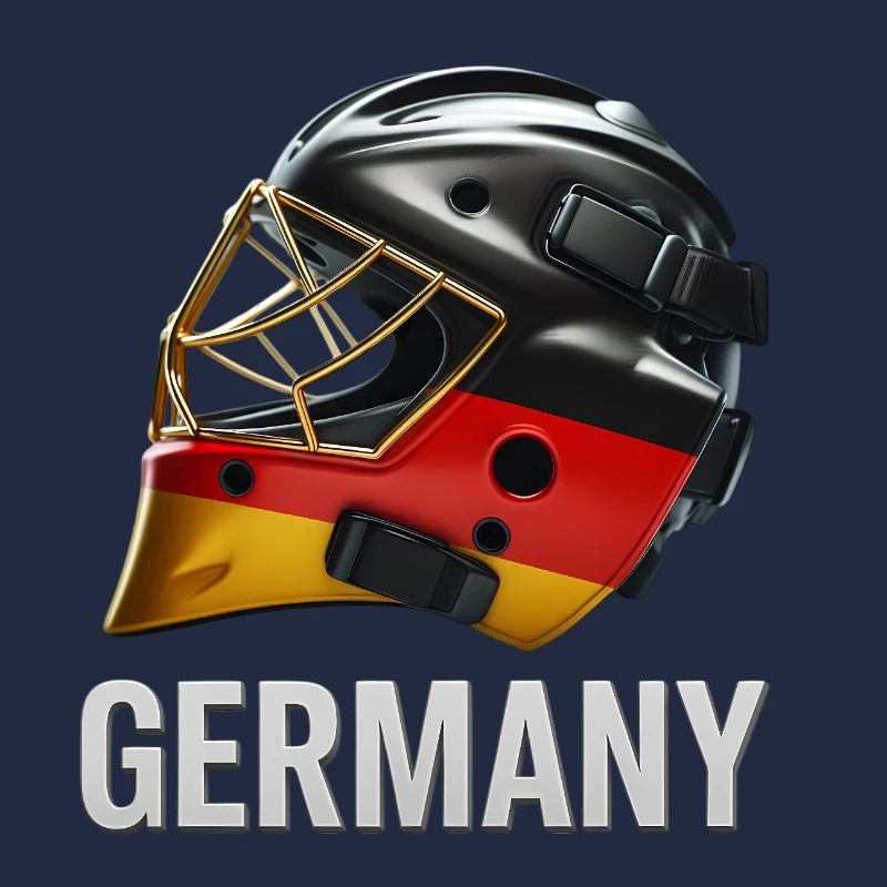 Graphique du casque du drapeau allemand