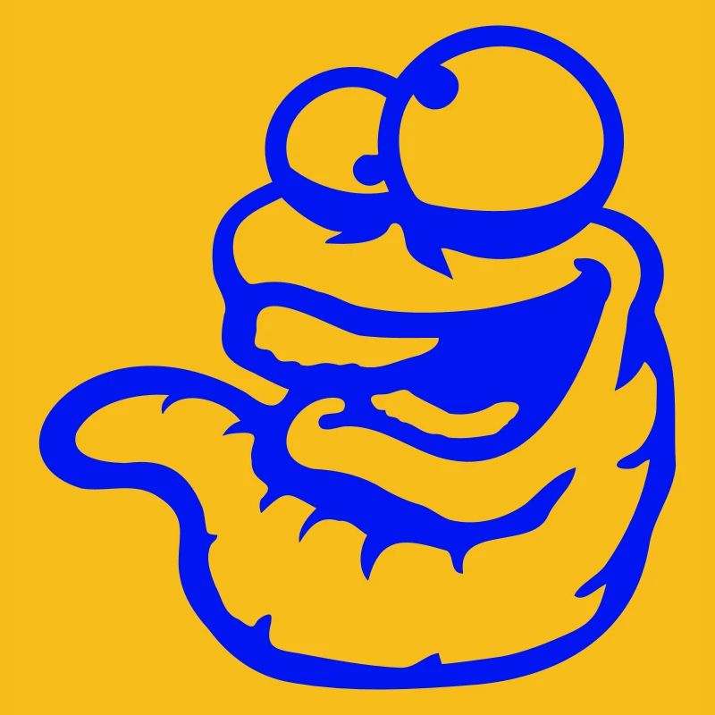 Worm Laughing Crazy Squinting Silly Stupid