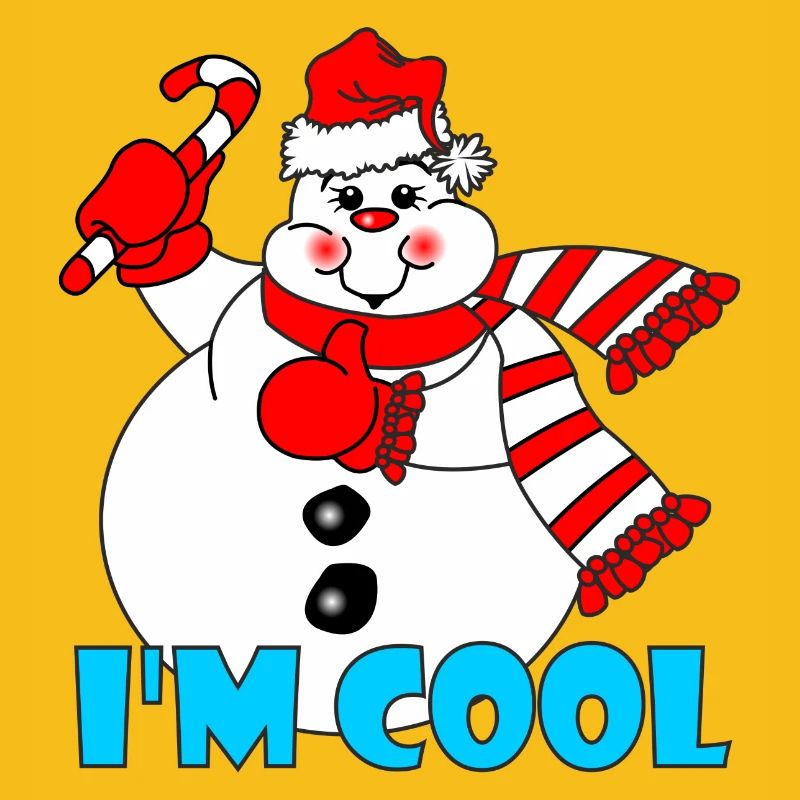 Schneemänner Ich bin cool wie Eis